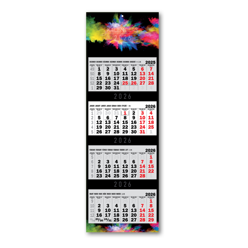 4-Maandskalender gescheiden
