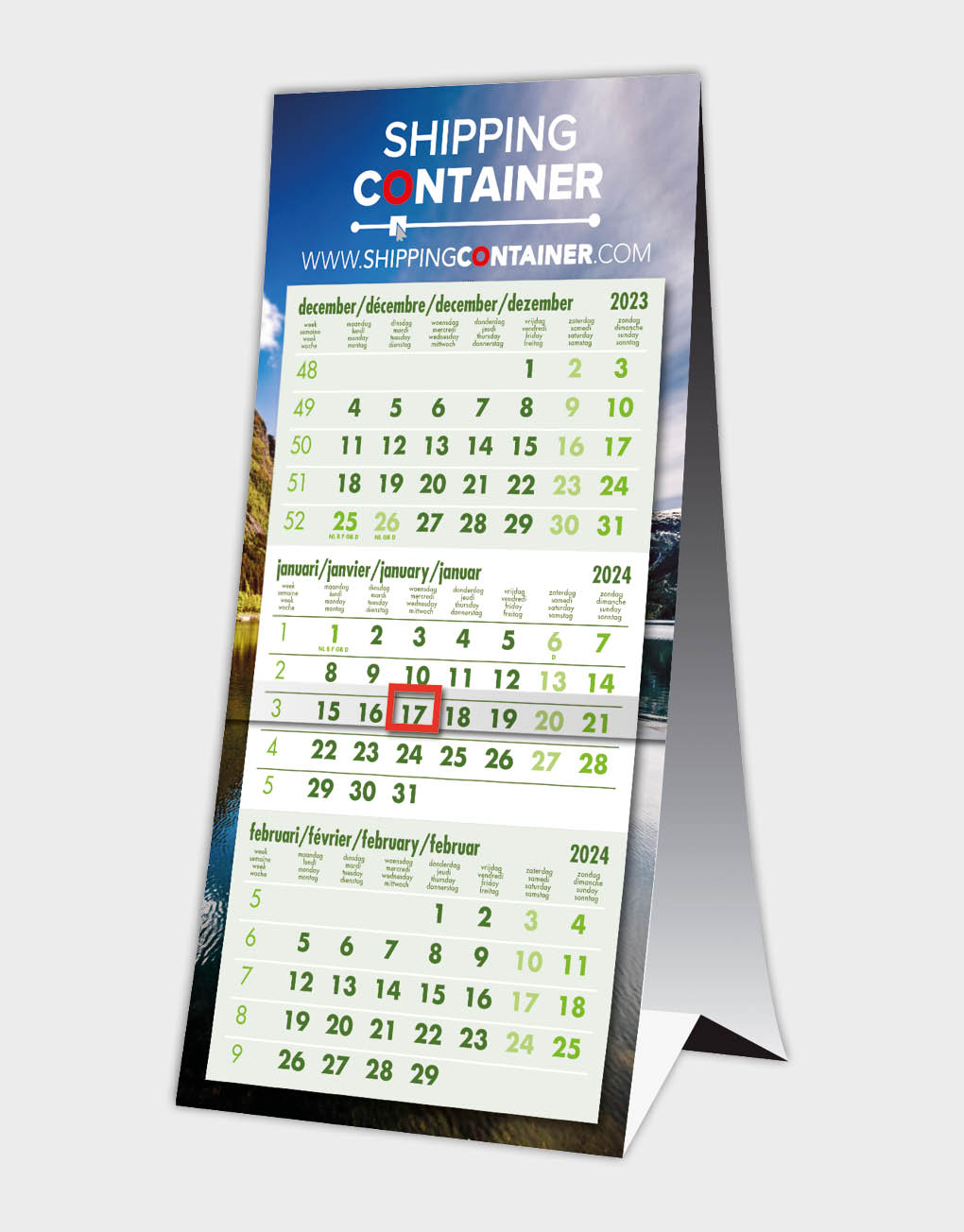 etiket Hub bom Overzicht van kalenders